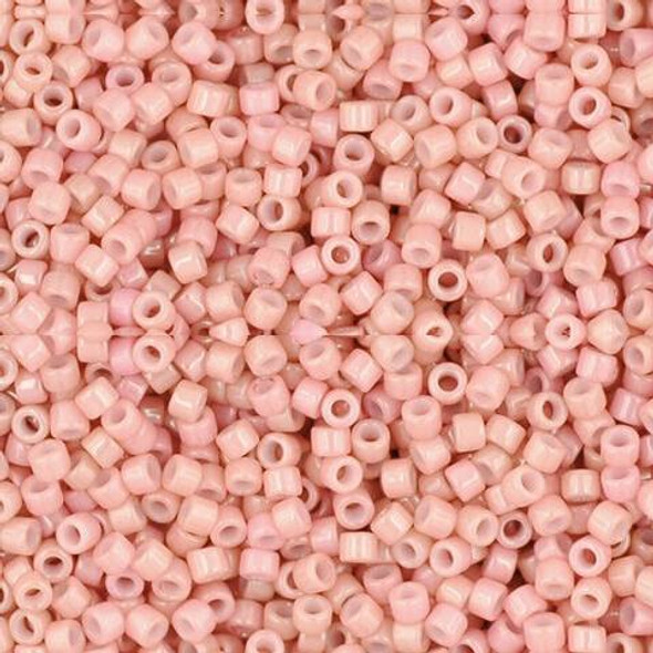 Toho Treasure 11/0 OPAQUE PEACHY PINK LUSTER Seed Beads