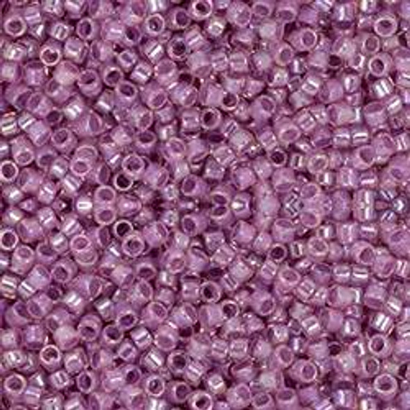 Toho Treasure 11/0 PANSY-LINED CRYSTAL RAINBOW Seed Beads