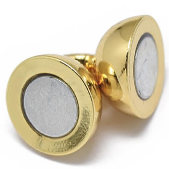 MAGNETIC ROUND CLASP Gold Plated