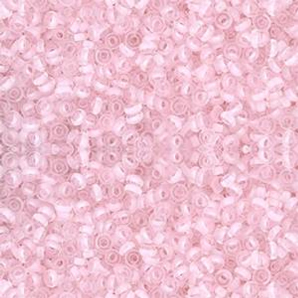 Toho DEMI 11/0 Seed Beads CRYSTAL NEON ROSALINE LINED
