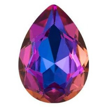 Krakovski Crystal Tear Drop 18x25mm VIOLET BLUE