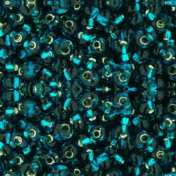 Toho MAGATAMA Seed Beads 3mm SILVER LINED TEAL