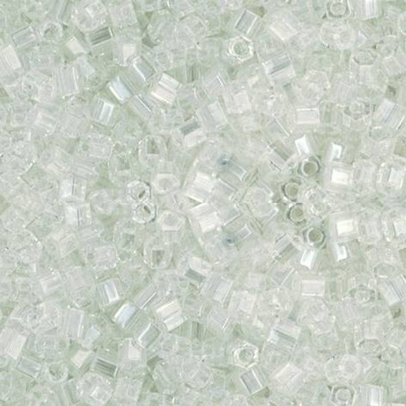 Toho HEXAGON 11/0 Seed Beads TRANSPARENT LUSTERED CRYSTAL