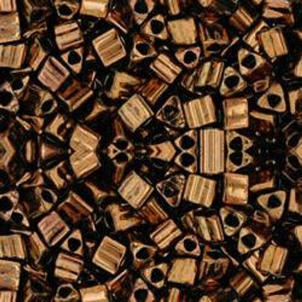 Toho TRIANGLE 8/0 Seed Beads ANTIQUE BRONZE