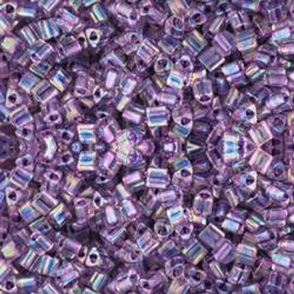 Toho TRIANGLE 11/0 Seed Beads RAINBOW CRYSTAL TANZANITE LINED