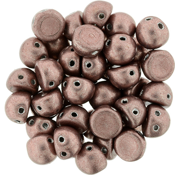 2-Hole Cabochon Beads SATURATED METALLIC BUTTERUM