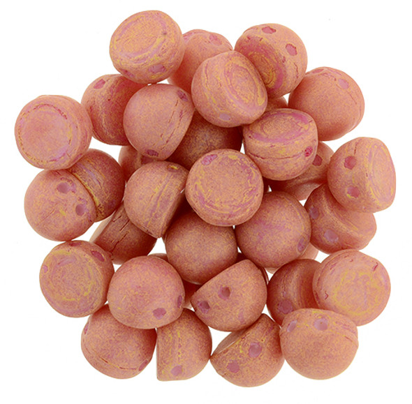 2-Hole Cabochon Beads PACIFICA WATERMELON
