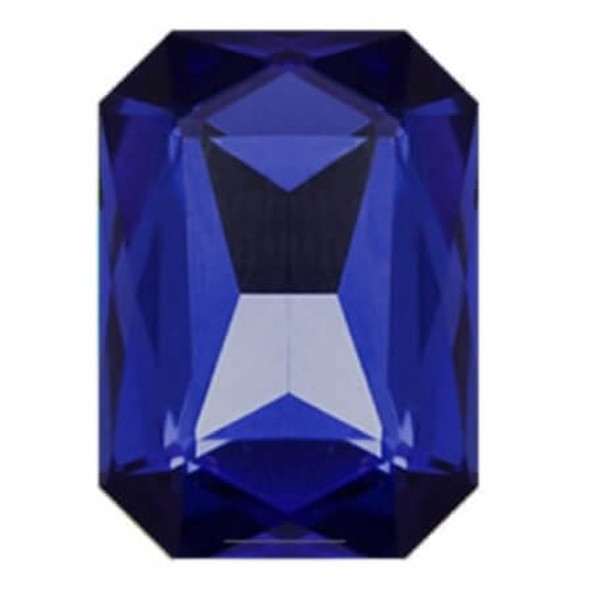 Krakovski Crystal Octagon Stone 13x18mm CAPRI BLUE