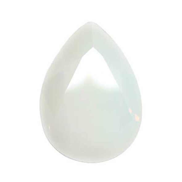 Krakovski Crystal Tear Drop 13x18mm WHITE OPAL