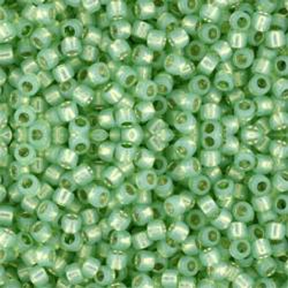 Toho TAKUMI 11/0 Seed Beads SILVER LINED MILKY PERIDOT