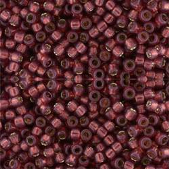 Toho TAKUMI 11/0 Seed Beads SILVER LINED MILKY POMEGRANATE