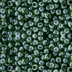 Toho ROUND 11/0 Seed Beads TRANSPARENT LUSTERED OLIVINE