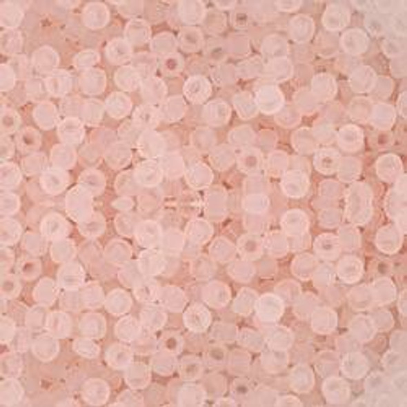Toho ROUND 11/0 Seed Beads TRANSPARENT FROSTED ROSALINE