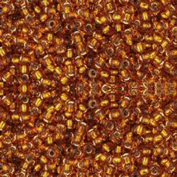 Toho ROUND 11/0 Seed Beads SILVER LINED MARMALADE