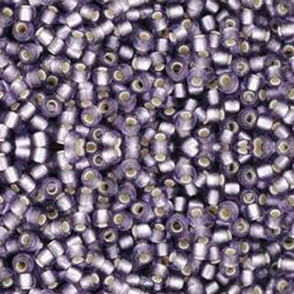 Toho ROUND 11/0 Seed Beads SILVER LINED FROSTED LT TANZANITE