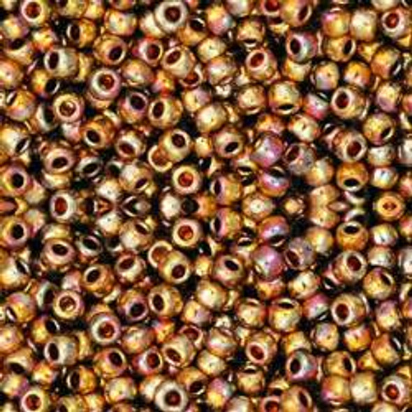 Toho ROUND 11/0 Seed Beads GALVANIZED MIDAS GOLD