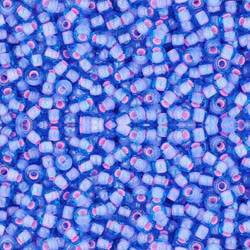 Toho ROUND 11/0 Seed Beads AQUA PINK LINED