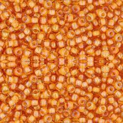Toho ROUND 11/0 Seed Beads JONQUIL BURNT ORANGE LINED