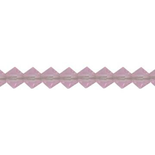 Preciosa Crystal Bicone Beads 4mm PINK SAPPHIRE