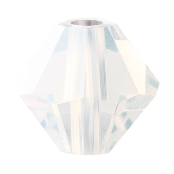 Preciosa Crystal Bicone Beads 4mm WHITE OPAL 1