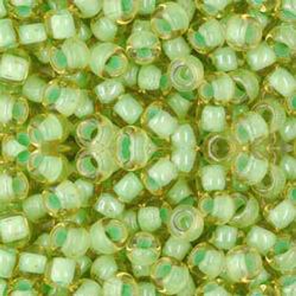 Toho ROUND 6/0 Seed Beads JONQUIL MINT JULEP LINED