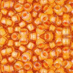 Toho ROUND 6/0 Seed Beads JONQUIL BURNT ORANGE LINED