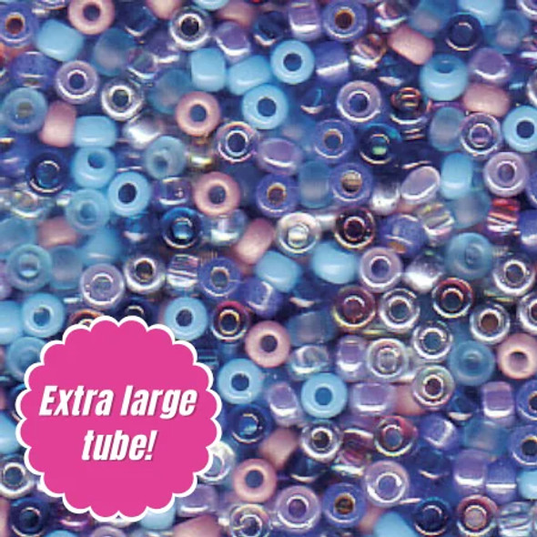 Miyuki ROUND 11/0 Seed Beads CARIBBEAN BLUE MIX