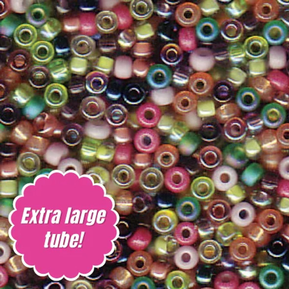 Miyuki ROUND 11/0 Seed Beads LAVENDER GARDEN MIX