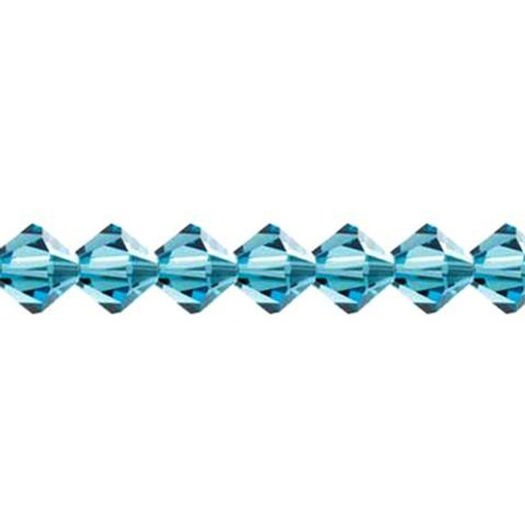 Preciosa Crystal Bicone Beads 6mm INDICOLITE