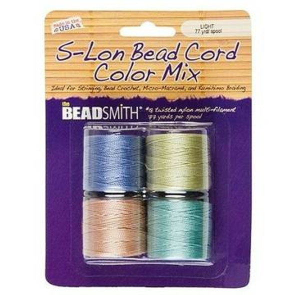 S-Lon Super Lon Bead Cord LIGHT MIX