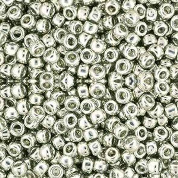 Toho ROUND 8/0 Seed Beads METALLIC SILVER