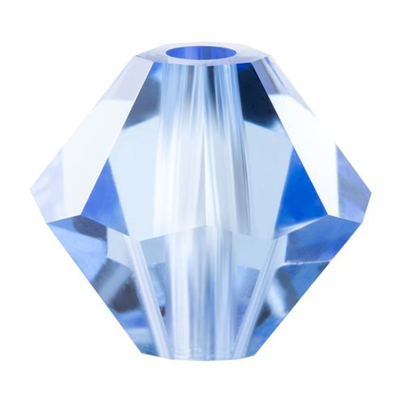 Preciosa Crystal Bicone Beads 5mm LIGHT SAPPHIRE 1