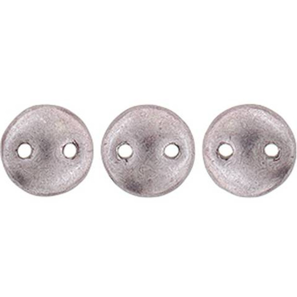 2-Hole Lentil Beads 6mm SATURATED METALLIC ALMOST MAUVE 2-Hole Lentil Beads 6mm SATURATED METALLIC ALMOST MAUVE