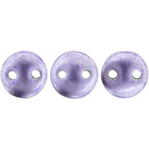 2-Hole Lentil Beads 6mm SATURATED METALLIC BALLET SLIPPER