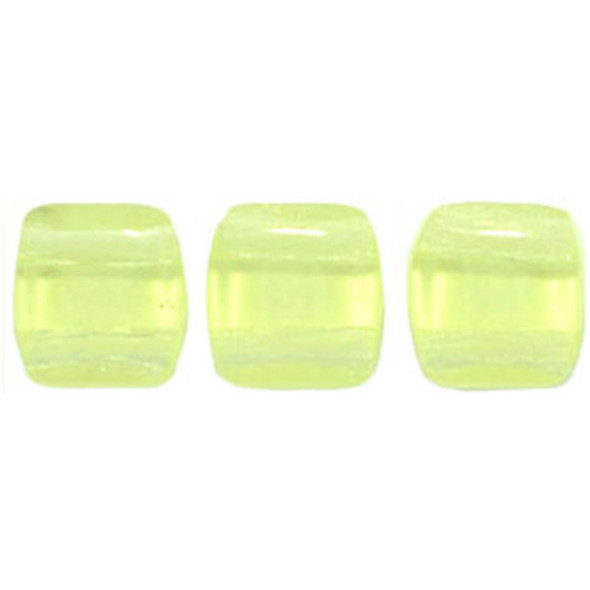2-Hole TILE Beads 6mm JONQUIL