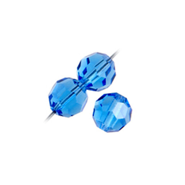 Preciosa Crystal Faceted Round 4mm SAPPHIRE Preciosa Crystal Faceted Round 4mm SAPPHIRE