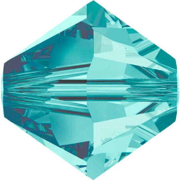 ELITE Eureka Crystal Bicone Beads 3mm BLUE ZIRCON 5328