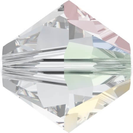 Swarovski Crystal Bicone Beads 4mm CRYSTAL AB 5328