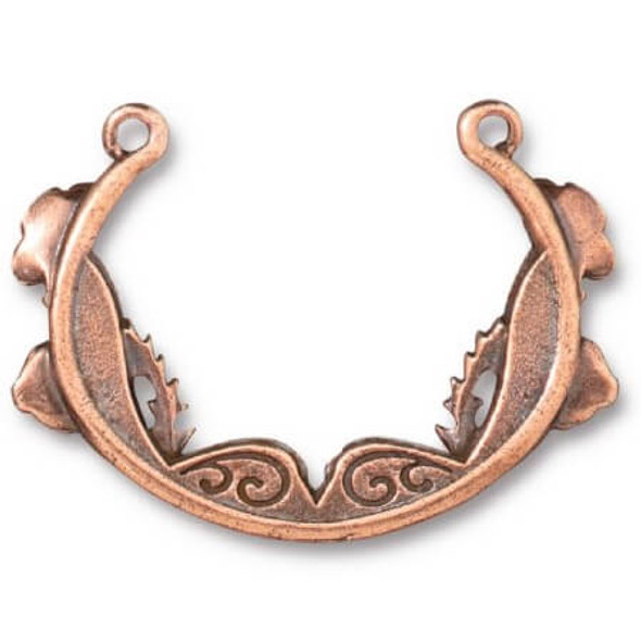 TierraCast LINK-Poppy Festoon-Antiqued Copper Plated-Back