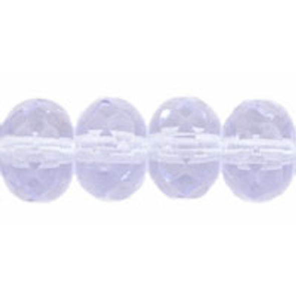 Czech Glass Beads Gemstone Rondelles ALEXANDRITE 7x5mm