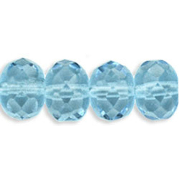 Czech Glass Beads Gemstone Rondelles ALEXANDRITE 9x6mm