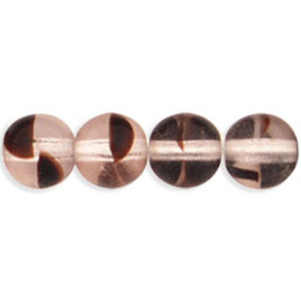 Czech Glass DRUK Beads 6mm Round ROSALINE TORTOISE Czech Glass DRUK Beads 6mm Round ROSALINE TORTOISE