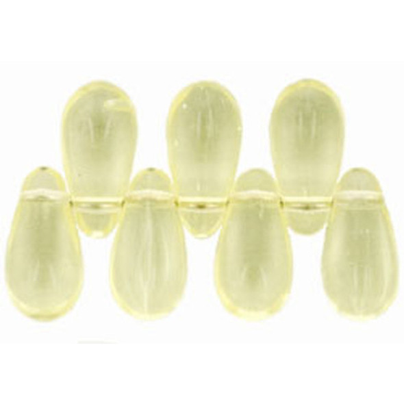 Drop Beads Czech Glass JONQUIL 10x5mm