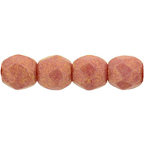 Firepolish 3mm Czech Beads PACIFICA WATERMELON