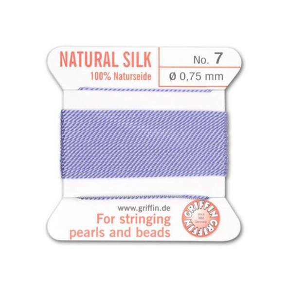 Griffin Natural Silk Bead Cord No.7 LILAC