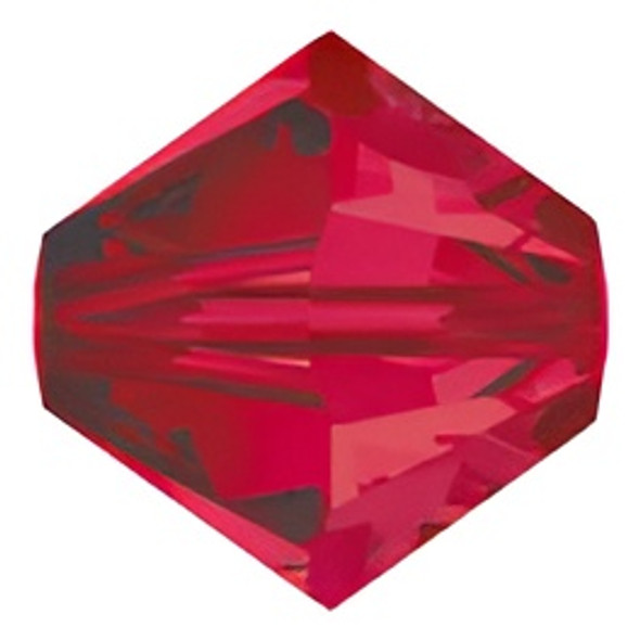 ELITE Eureka Crystal Bicone Bead 6mm RUBY 5328