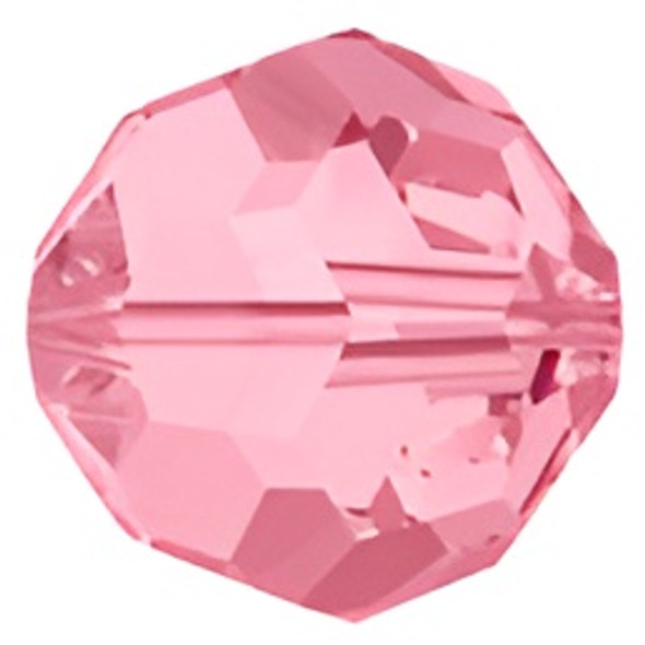 ELITE Eureka Crystal Faceted Round Bead 2mm LIGHT ROSE 5000