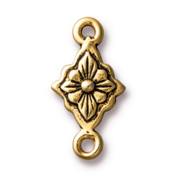 TierraCast LINK-Reina-Antiqued Gold Plated