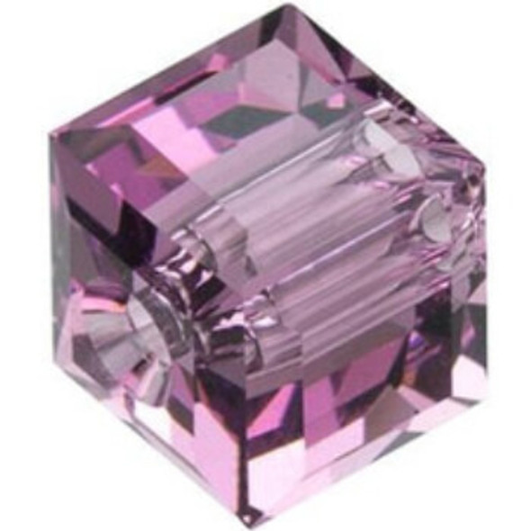 ELITE Eureka Crystal Faceted Cube Bead 6mm IRIS 5601