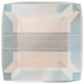 Swarovski Crystal Faceted Cube Bead 4mm WHITE OPAL SHIMMER B 5601